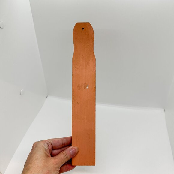 Vintage Wood Mini Trinket Shelf Set Peach Wall Hanging Cottagecore Country - Picture 5 of 5